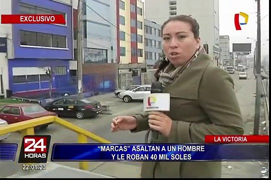 La Victoria: 'marcas' le robaron 40 mil soles a un hombre