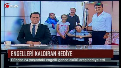 Dündar'dan engelleri kaldıran hediye (Haber 21 08 2017)