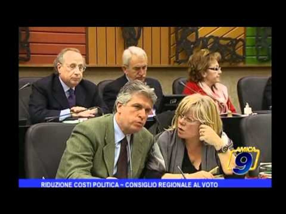 Regione Puglia | Riduzione costi politica, Consiglio Regionale al voto