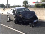 TG 17.09.12 Tangenziale in tilt: due incidenti, coinvolta una gazzella dei CC