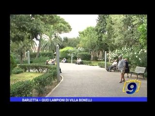 Barletta | Quei lampioni di Villa Bonelli