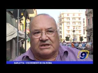 Barletta | Escrementi in Via Roma