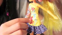 Equestria Girls Rainbow Rocks APPLEJACK My Little Pony Doll Review! by Bins Toy Bin