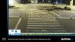 Chine : Distrait par son téléphone, un homme à scooter tombe dans un trou (vidéo)