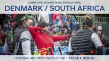 Denmark v South Africa – Compound Women Team Bronze Final | Berlin 2017