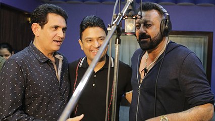 Sanjay Dutt Records His First Song Ganesha Aarti For Bhoomi Movie 2017