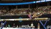 Cette gymnaste se récupère d'un déséquilibre sur la poutre au début de son concours !