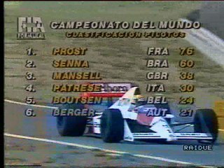 Gran Premio di Spagna 1989: Interviste ad A. Senna e Prost