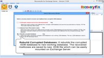 Recoveryfix for exchange server video helps you to reapir corrupted EDB and convert into PST