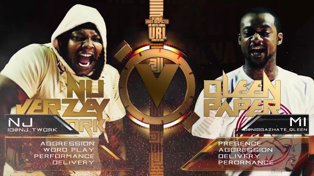 NU JERZY TWORK VS QLEEN PAPER SMACK/ URL RAP BATTLE