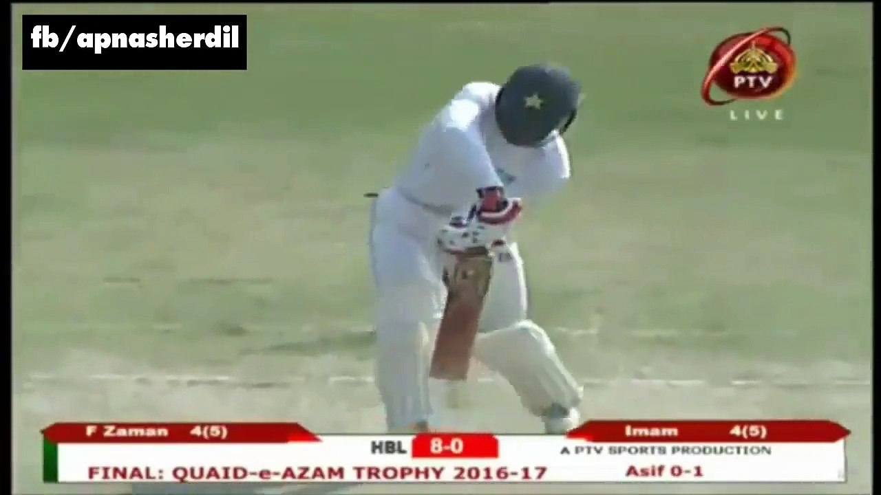 Fakhar Zaman Bowled by Muhammad Asif Magical De...