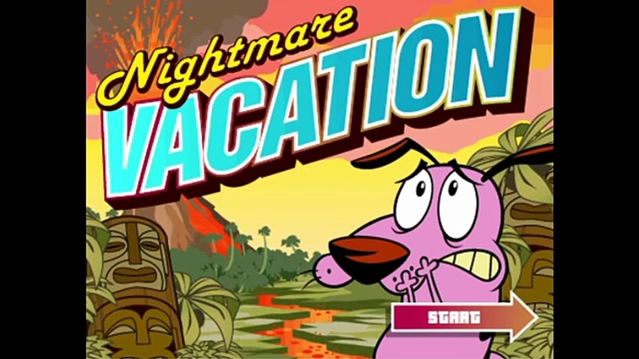 Dessin animé lâche chien des jeux réseau cauchemar enregistrer le le le le la vacances Courage muriel