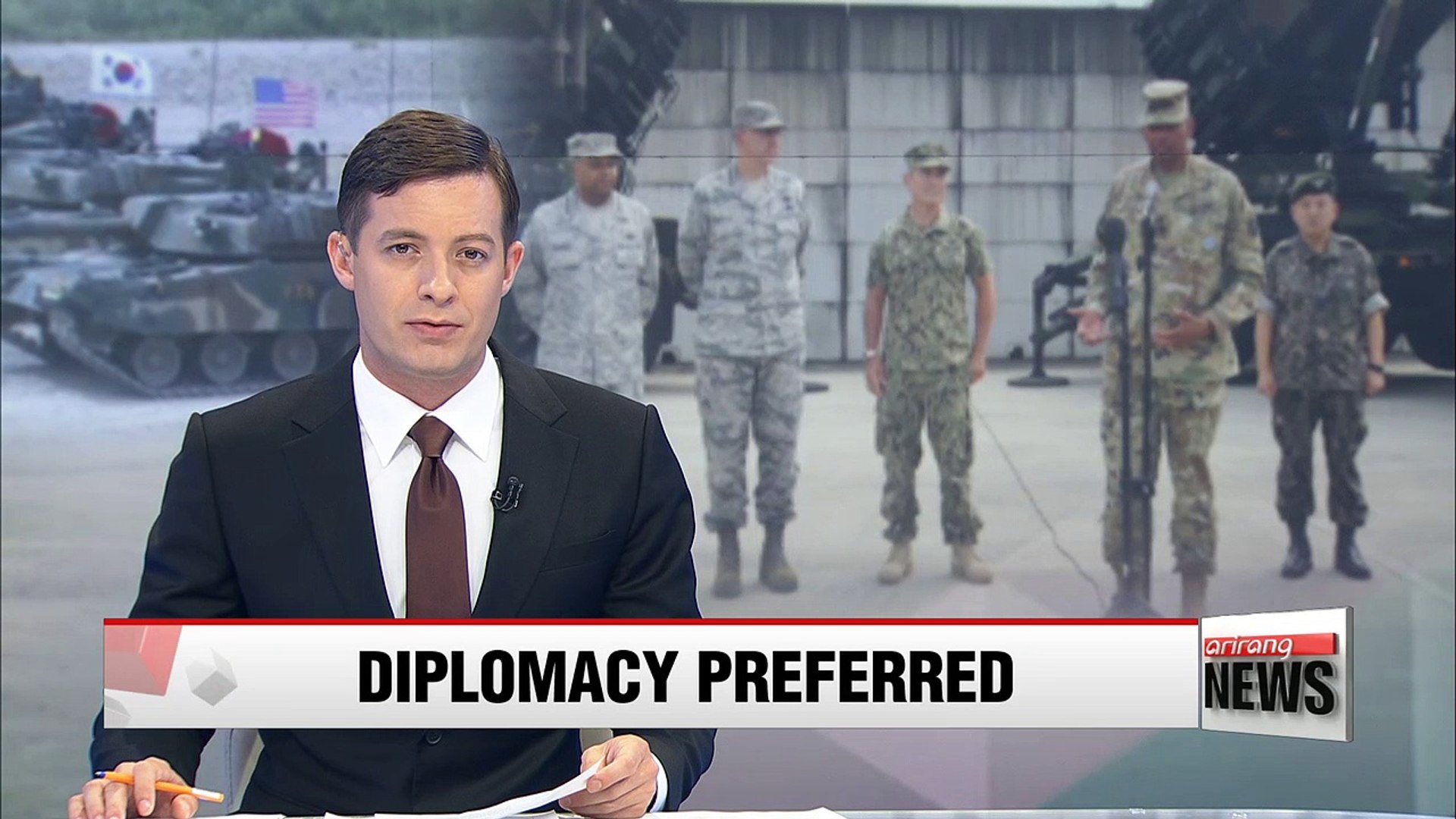 U.S. military leaders prefer diplomacy over military options on Pyongyang
