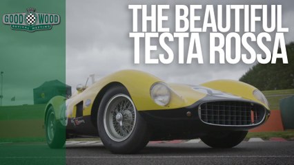 Stunning "redhead" Ferrari 500TRC at Silverstone