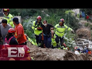 Van 94 los muertos por deslave en Guatemala/ Todo México