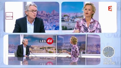 Les 4 Vérités - Réforme du Code du travail : S'il faut mobiliser, on mobilisera", prévient Mailly (FO)