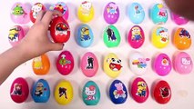 Surprise Eggs Angry Birds Peppa Pig Minions Hello Kitty Disney Frozen Ninja Turtles Huevos