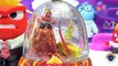 INSIDE OUT ANGER GLITTER GLOBES VOLCANO Lava Eruption JOY Fire Truck Vehicle How To Make Y