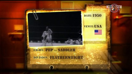 Willie Pep vs Sandy Saddler İ (Highlights) [1950 09 08]