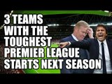 3 Teams With The Toughest Premier League Starts Next Season