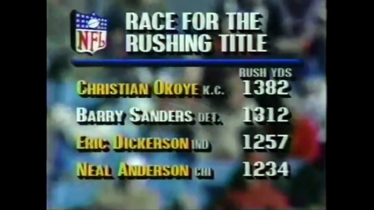 1989-12-24 Detroit Lions vs Atlanta Falcons