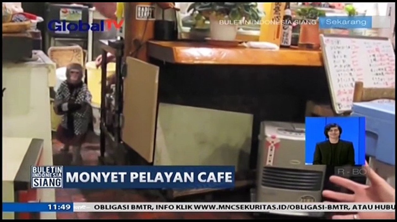 Monyet Pelayan Rumah Makan