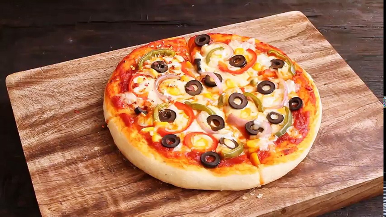 Pizza without Oven_ Veg Pizza_ Pizza in Kadhai_Homemade Pizza Dough _ @ HD Series