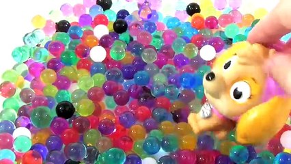 Download Video: Bain les couleurs gelé complet Apprendre peindre patrouille patte Ensemble jouet jouets avec Beetube disney bathtime