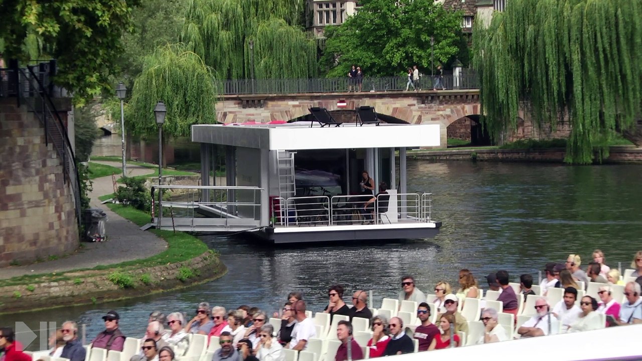 BOATHOME en exposition sur les quais à Strasbourg