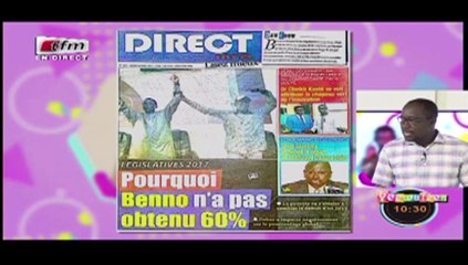 REPLAY - Revue de Presse - Pr : MAMADOU MOUHAMED NDIAYE - 22 Août 2017