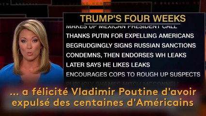 Etats-Unis : une journaliste résume les quatre dernières semaines "chaotiques" de Donald Trump