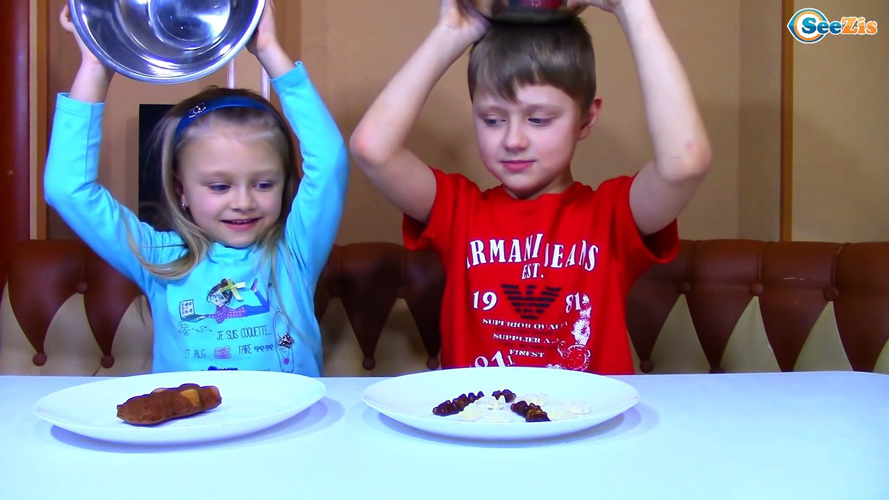 Еда Против Мармелада Челлендж! Real Food vs Gum...