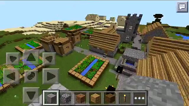 ¡Seed Con Portal Al End y Super Aldea Para Minecraft PE 0.17.0!