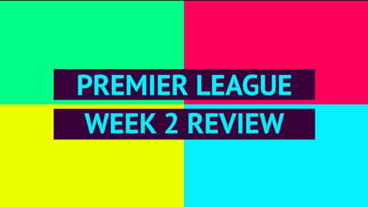 Opta's EPL review - week 2