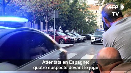 Attentats en Espagne: les suspects devant le juge