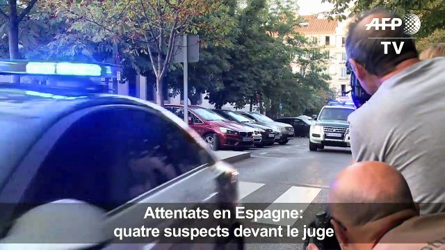 Attentats en Espagne: les suspects devant le juge
