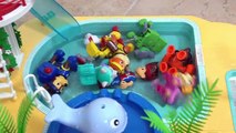 Paw Patrol Pool Time Bubble Fun! Cute Kid Genevieve Plays with Paw Patrol Toys to Help Kid