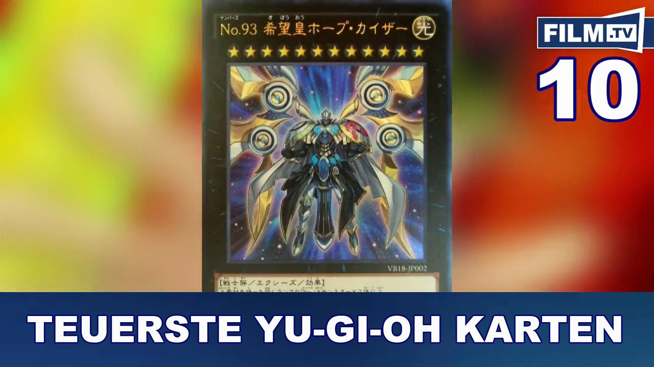 YU-GI-OH: DIE ZEHN WERTVOLLSTEN KARTEN German Deutsch (2017) HD