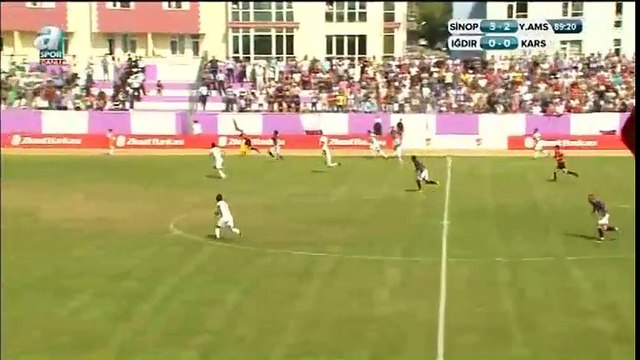 Mustafa Tahran Goal - Sinopspor vs Yeni Amasyaspor 4-2 22.08.2017 (HD)