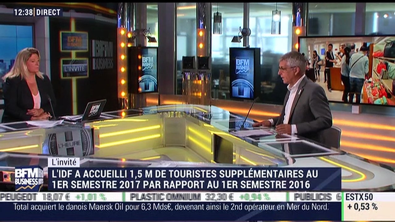 " L'Ile-de-France, c'est la moitié du tourisme français donc quand l'Ile-de-France va bien, c'est l'ensemble du tourisme en France qui va bien", Frédé