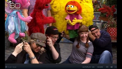 Sesame Street Adds New Puppet Meet Julia! The Autistic New Kid On The Block!