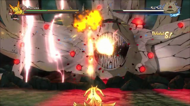 Nine Tails vs Ten Tails Battle between the Tailed beasts Naruto Shippuden