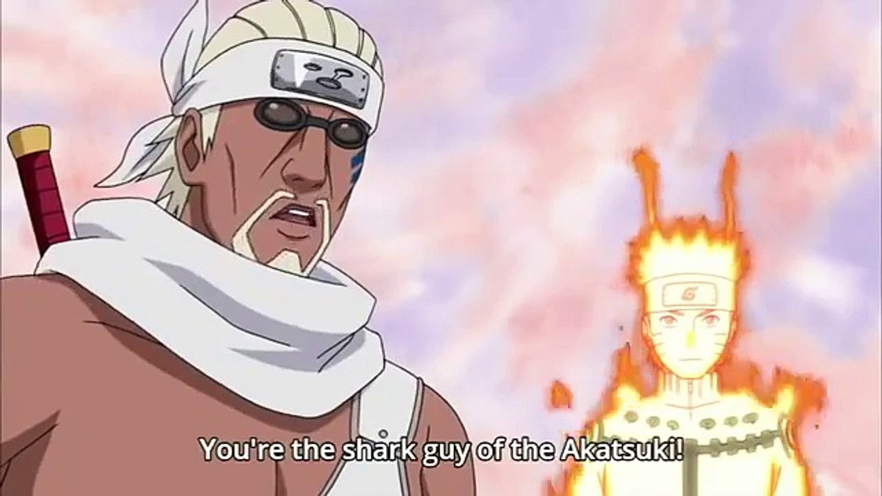Guy vs Kisame Full Fight English Sub