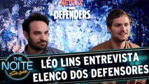 Léo Lins entrevista o elenco da série `Os Defensores`