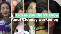 Here are 5 cases Amal Clooney worked on