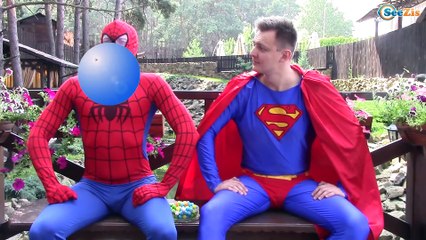 AMAZING COLA CHALLENGE! w/ Spiderman Hulk & Joker Toys Kids Funny Movie in Real Life