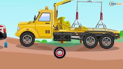 Emergency Vehicles Learn Emergency Car Work in The City Children Video