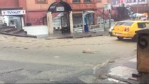 Zonguldak'ta Sağanak Yağış...yolları Su Bastı, Sürücüler Güçlükle İlerleyebildi