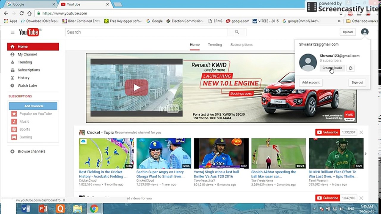 ( Hindi - हिंदी ) How to create google AdSense account for youtube channel - Complete Solution 2016 - YouTube