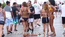دختر بازی با زبان فارسی   Funny Prank